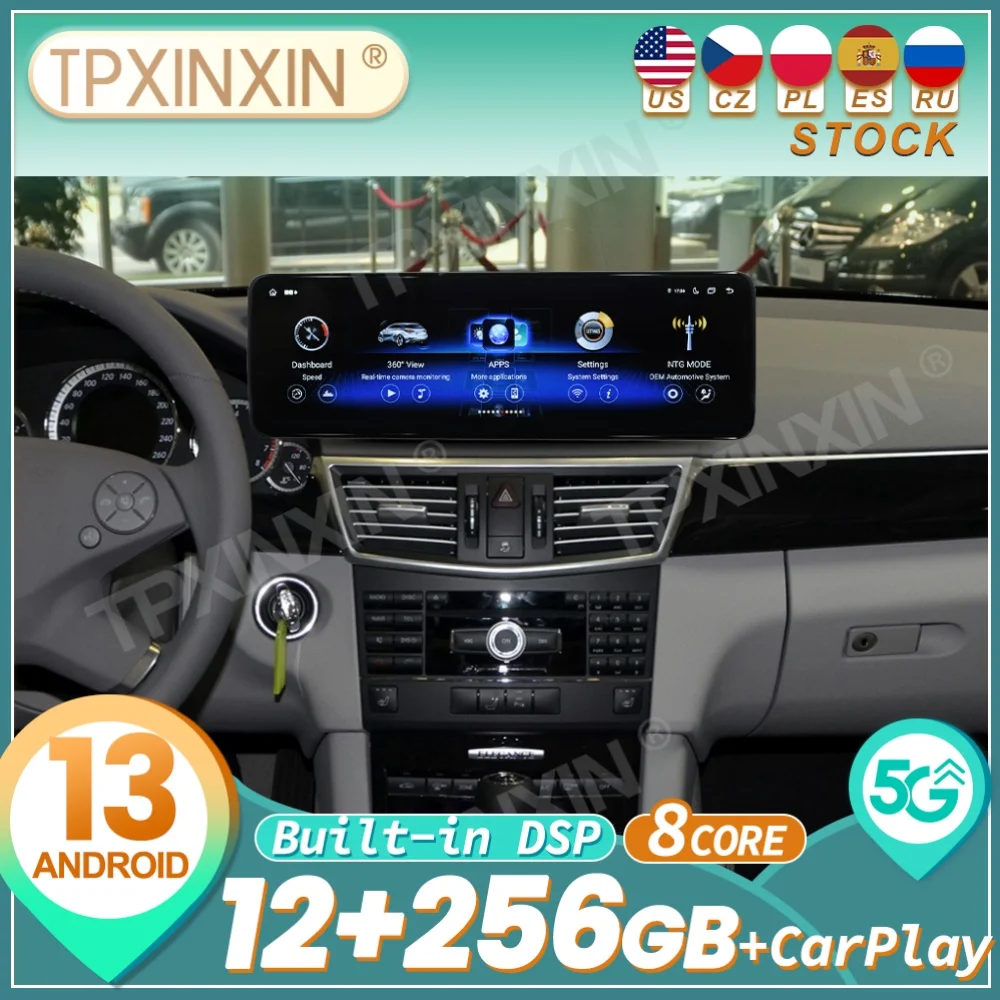

14.9 Inch For Mercedes-Benz E 2009~2012 Android Carplay Car Radio Stereo Automotive Multimedia Player GPS Navigation Head Unit