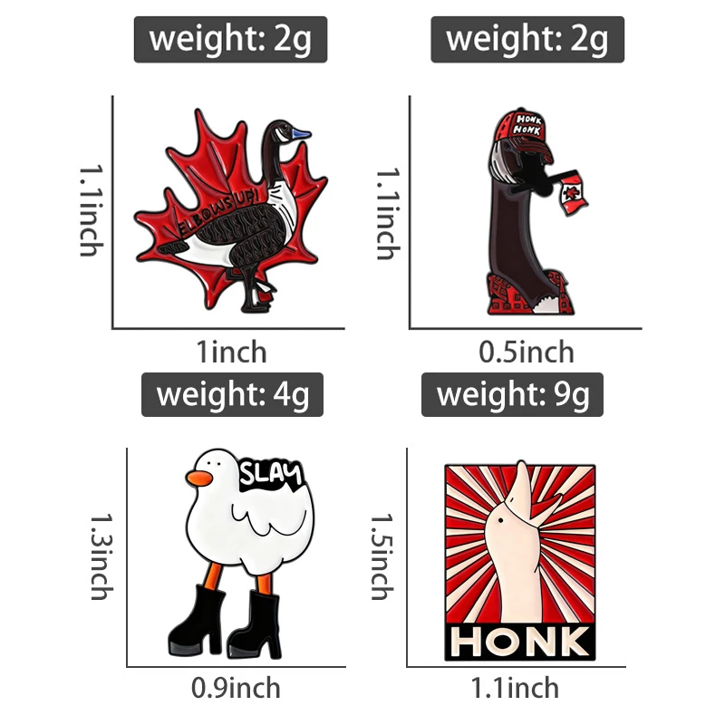 كاوبوي أوزة شريف المينا دبابيس لك فقط نعمك آخر هاو دبابيس هونك شارات أوراق القيقب مجوهرات بأشكال حيوانات هدية للأصدقاء