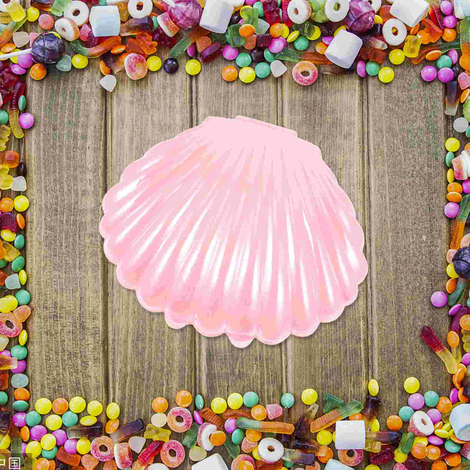 10 Pcs Pearl Candy Box Wedding Favours Bags Shell Candies Boxes Table Containers Ring Gift Pp for Sea Holder Dish Child Travel