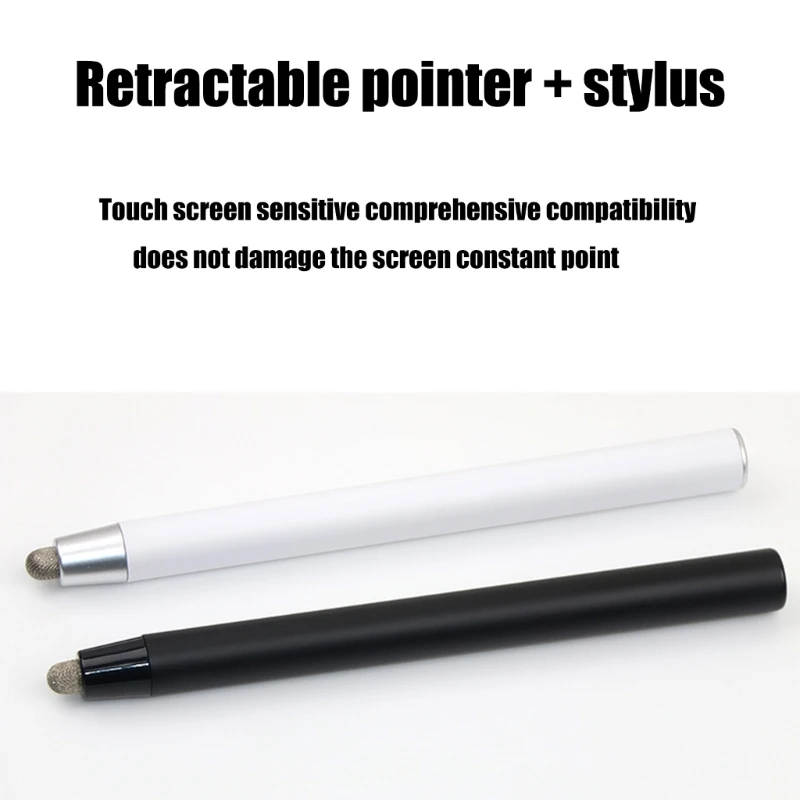 Sensitive Pen with Double Function, Ergonomic Design for Education and Office Use Telescopic Rod