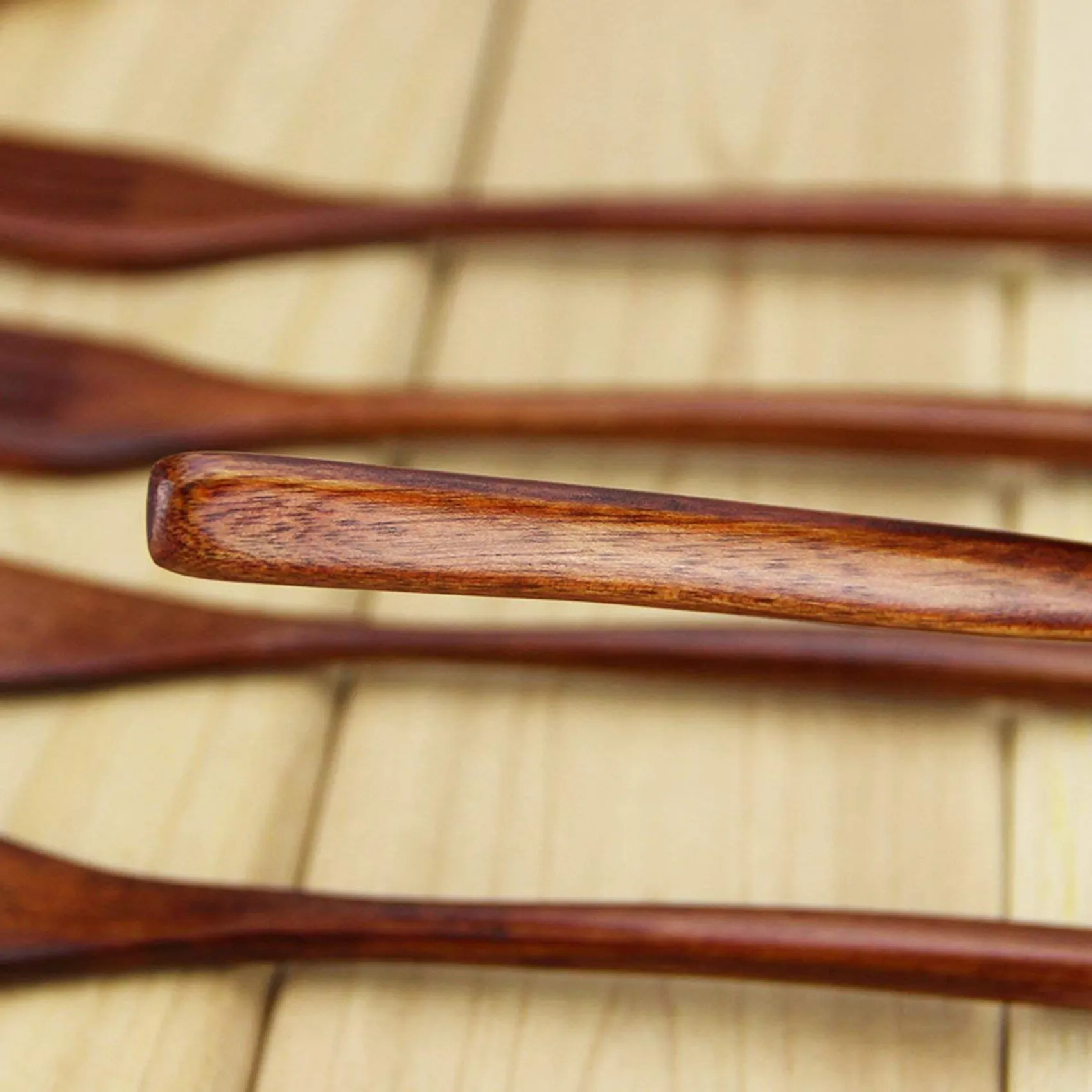

Wooden Forks, 30 Pieces Eco-Friendly Japanese Wood Salad Dinner Fork Tableware Dinnerware For Kids Adult