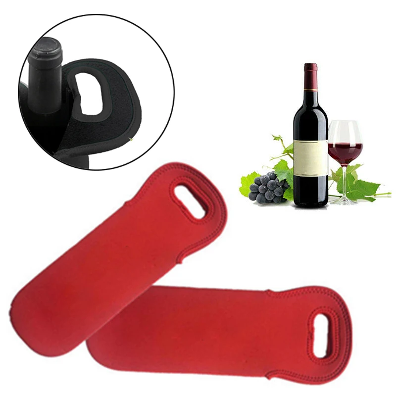 Kitchen Wine Bags Tools Holder Party Champagne Beer Bottle Carrier Accessories Outdoor Insulated Neoprene Drink Practical