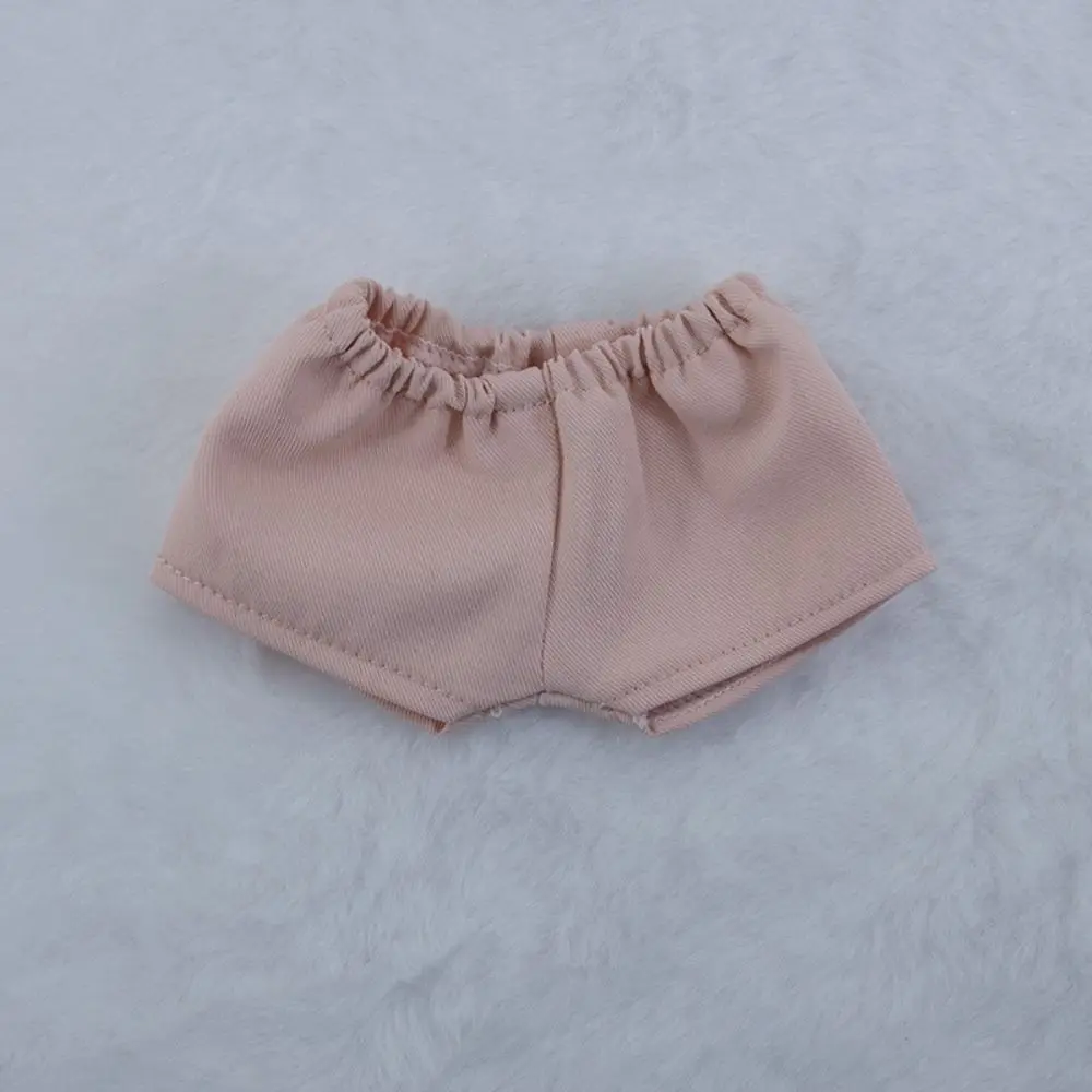 Fashion Shorts For 10cm Cotton Doll Handmade Trousers Doll Sports Clothes For 1/11 1/12 OB11 Doll Wear Kids Toy Doll Accessories