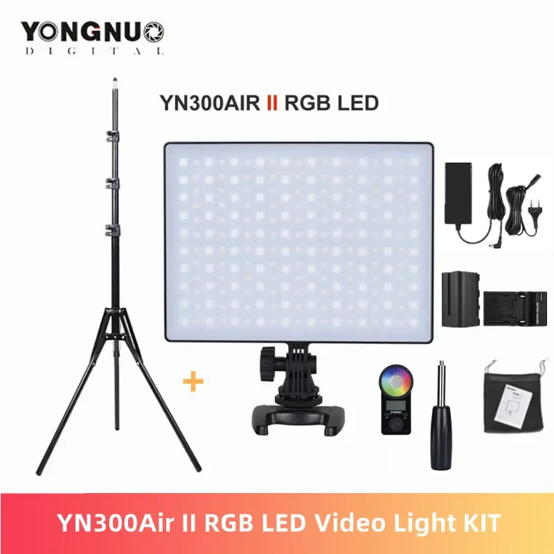 YONGNUO YN300Air II YN300 AIR RGB + 3200K-5600K фото с подставкой 2 м