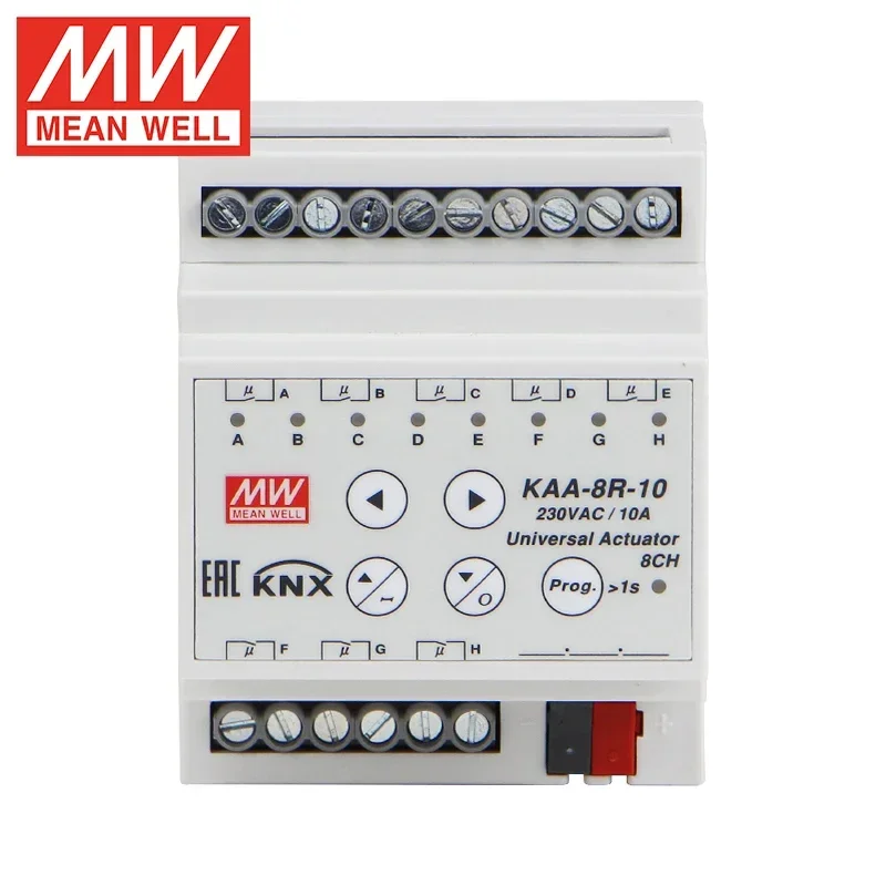 Mean Well KAA-8R-10 Led Dimmer Led Actuator For Building Automation Meanwell KNX Actuator