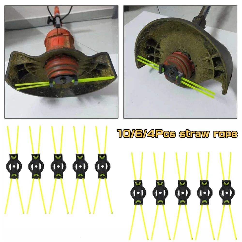 

Simple Grass Rope Mower Accessories Straw Rope Wear-resistant Mower Head Replacement Outdoor Garden Accessories Tools