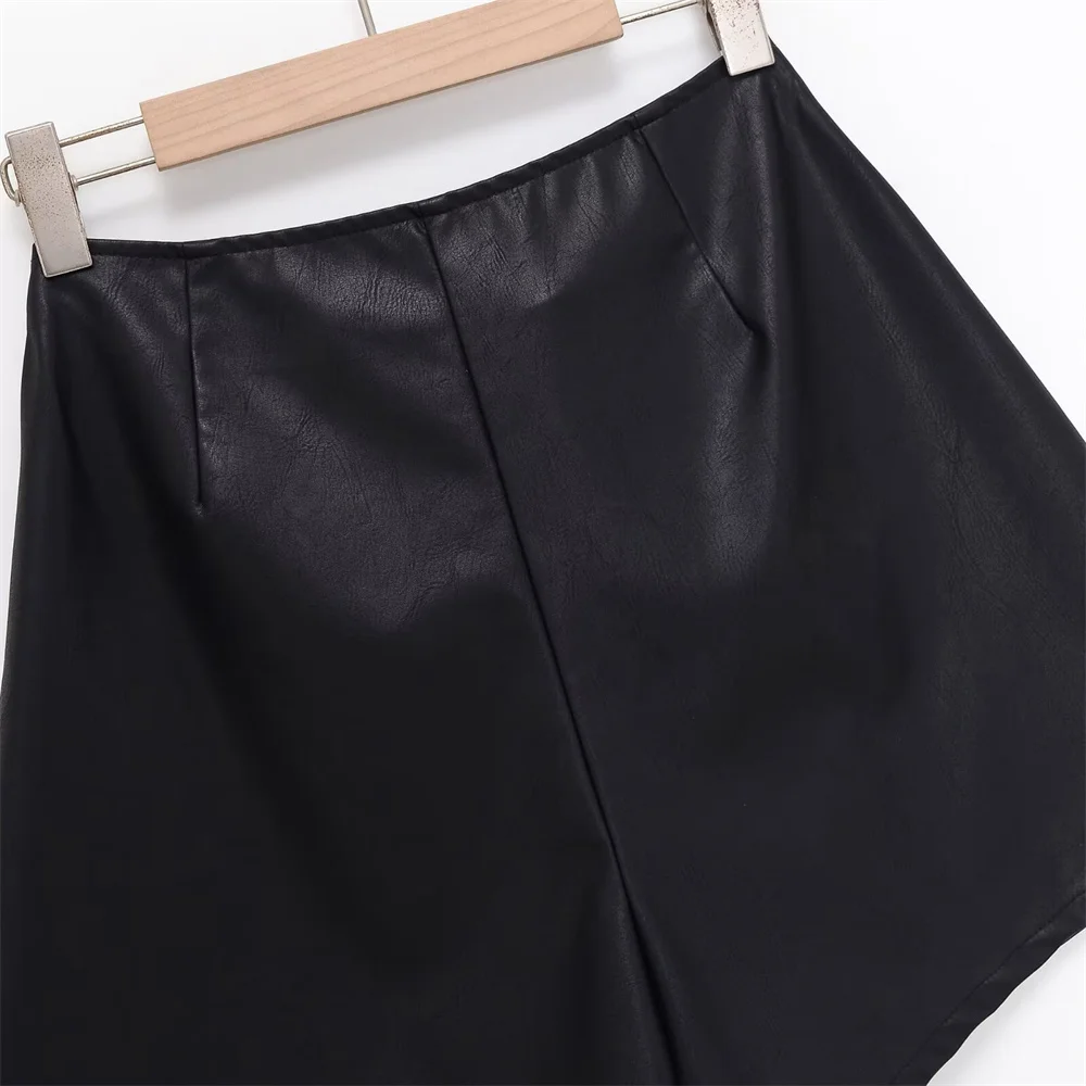 خريف جديد الملابس النسائية الرجعية الملمس ألف خط السراويل عالية مخصر تنورة تنورة قصيرة المألوف تنوعا تنورة بلون واحد