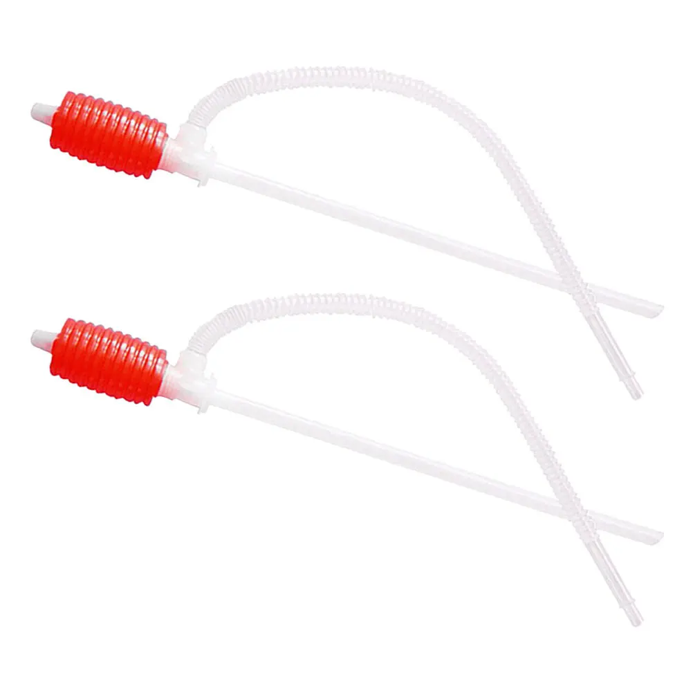 

2Pcs Manual Oil Pump for Car Siphon Hose High Efficiency Fuel Transfer Multifunctional Water Syphon Pump Car