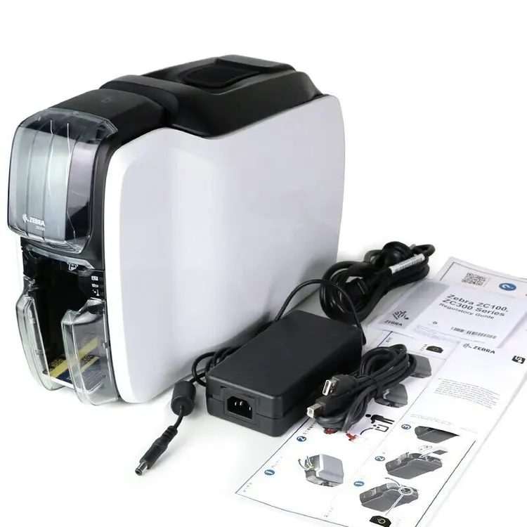 High quality double-sided card printer ZC300 300dpi card printer 1006 x 640 pixels