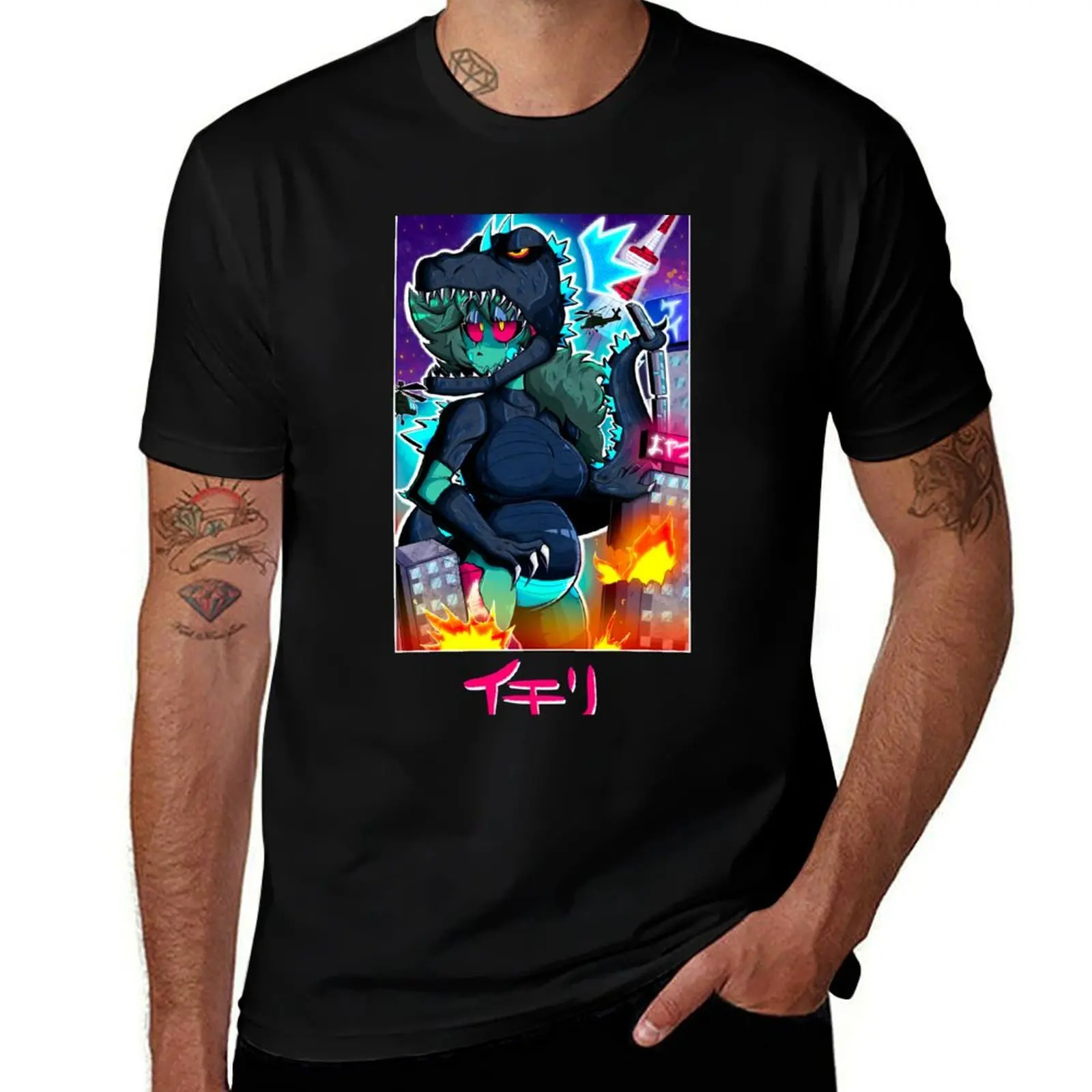 Kaiju Newt! T-Shirt Breathable Mesh Panel T-Shirt