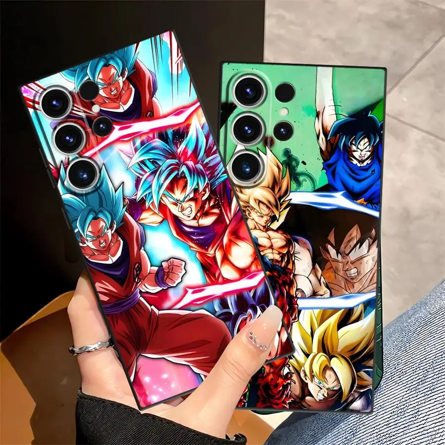 Case for Samsung Galaxy S24 Plus S21 FE S20 S23 Ultra S25 Edge Black Soft Phone Cover Dragon Ball Cool Broli