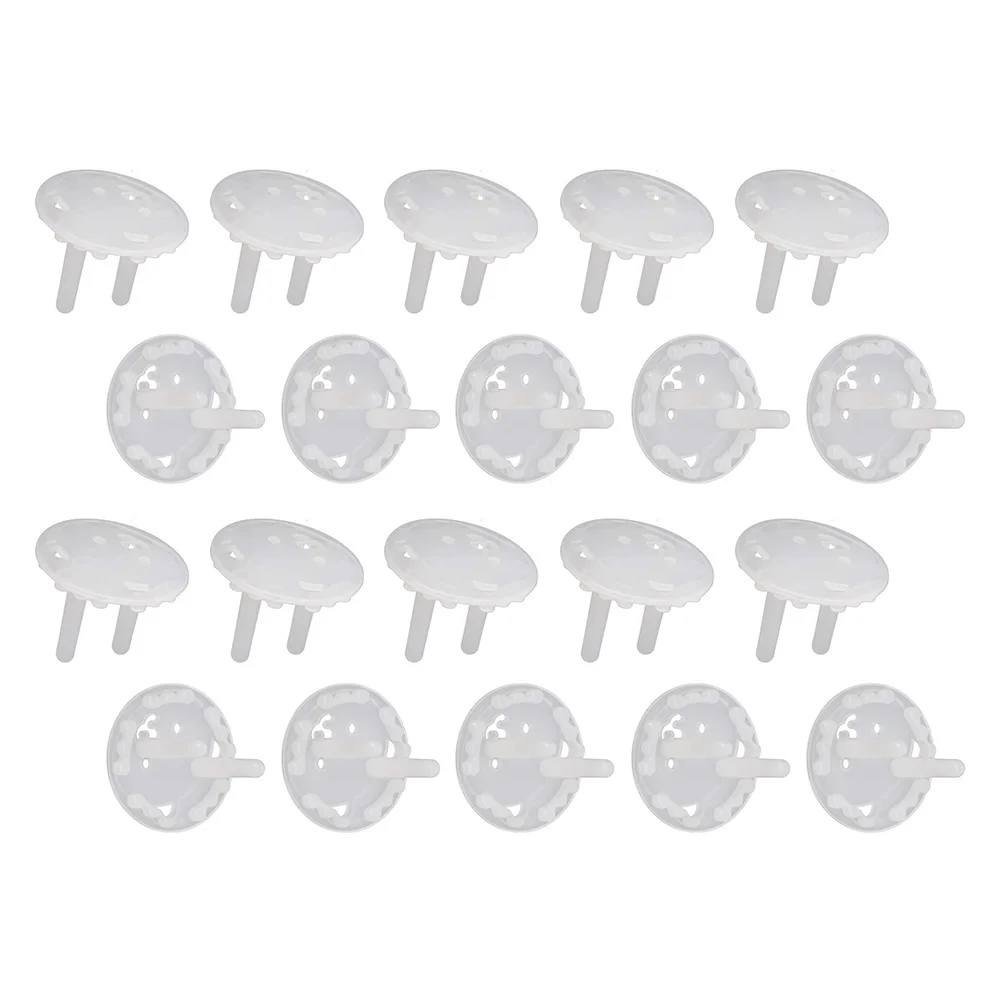

20pcs Socket Protection Cover Child Proof Outlet Protector European Wall Plug Covers Safety Home Classroom Proofing