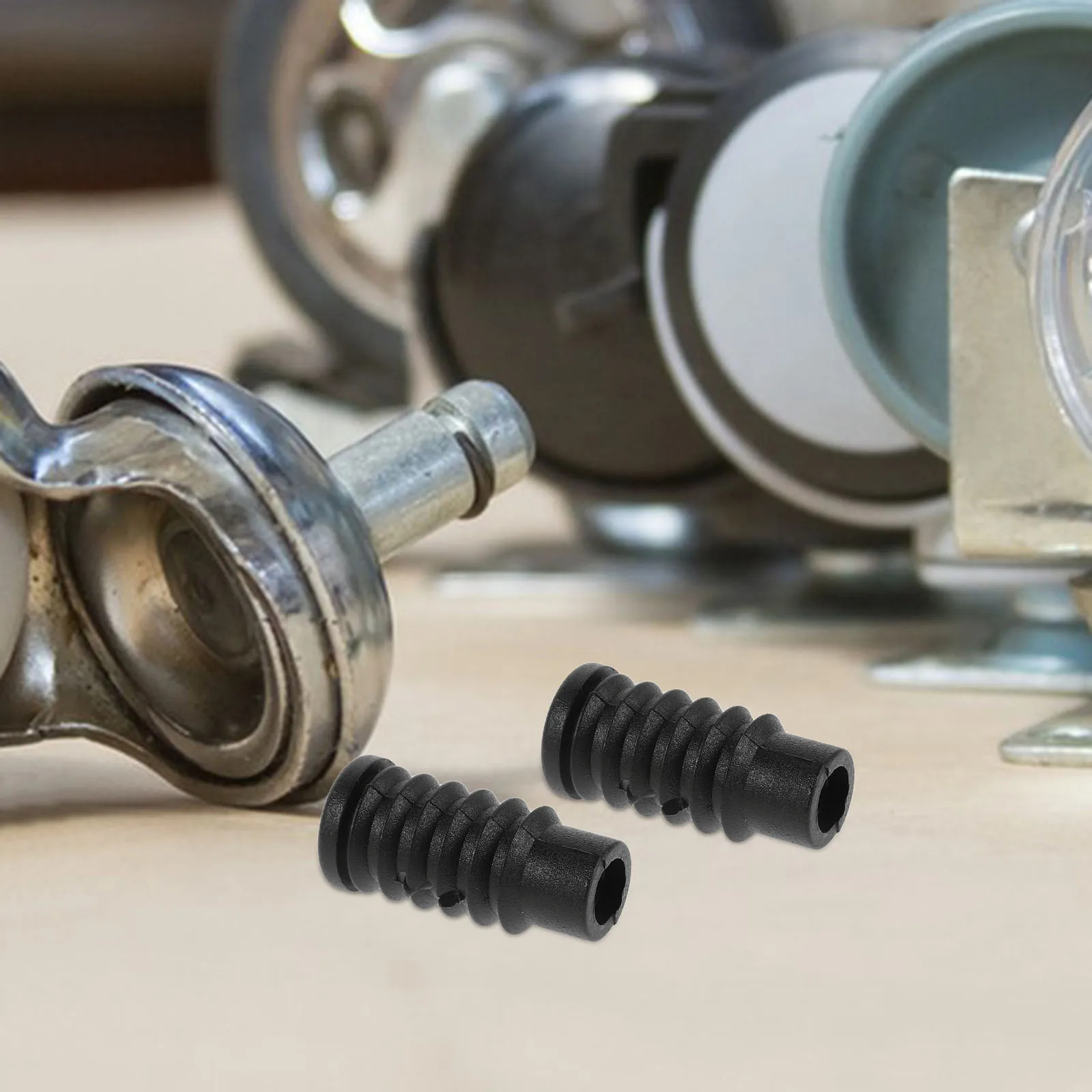 

20pcs Chair Leg Caps Floor Protection Universal Fit Soft Material Stylish Design Caster Covers Swivel Wheel Stopper Furniture