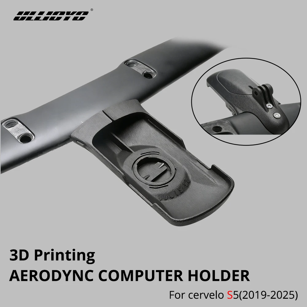 ULLICYC For 2019~2025 Cervelo S5 Cockpit Integration Aerodync Computer Mount,3D Printed Speedometer Bracket For Garmin Wahoo