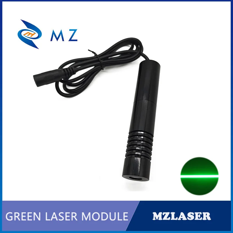 Imagem -06 - Linha Verde do Módulo do Laser com Adaptador Categoria Industrial Clara e Brilhante D22 mm 520nm 300mw 110 Graus Estabilidade Alta