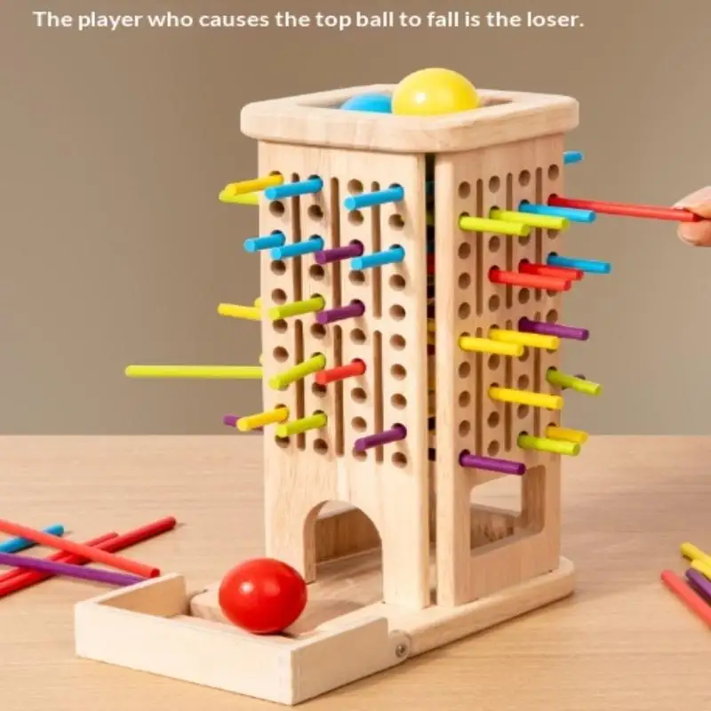 Pull Out Stick Spiel Spielzeug Bunte Holz Stick Brettspiele Eltern-kind-Interaktive Puzzle Spielzeug