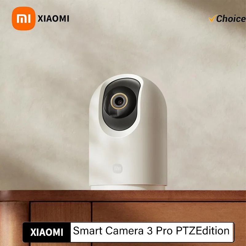 Xiaomi Smart Camera 3 Pro PTZ Version 5 Million Pixels 3K Super Micro Full Color Hdr Baby Crying Cruise 2.4/5GHz Mi Home Call