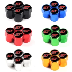 4PCS Car Wheel Tire Valve Stem Caps Airtight Cover For Ford ST Line Focus X 2 3 Mondeo Fiesta Kuga MK2 MK3 MK4 Tyre Accessories