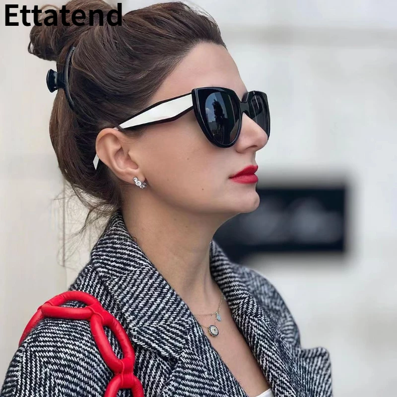 

Sexy Fashion Cat Eye Sunglasses Women Luxury Brand Designer Sun Glasses Female Vintage Gradient Lens Eyeglasses Oculos De Sol