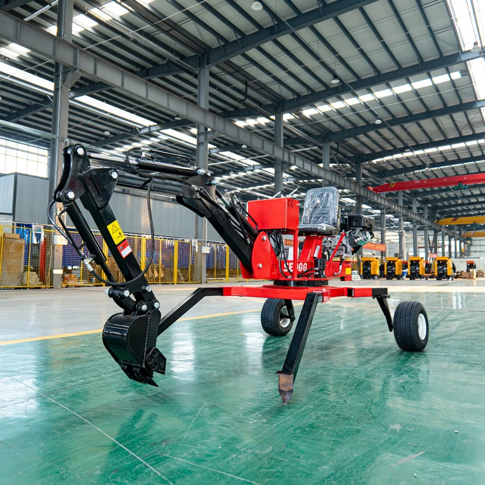 

Multi-function Mini Excavator Greening Fruit Land Agricultural Wheel Tractor Small Excavators