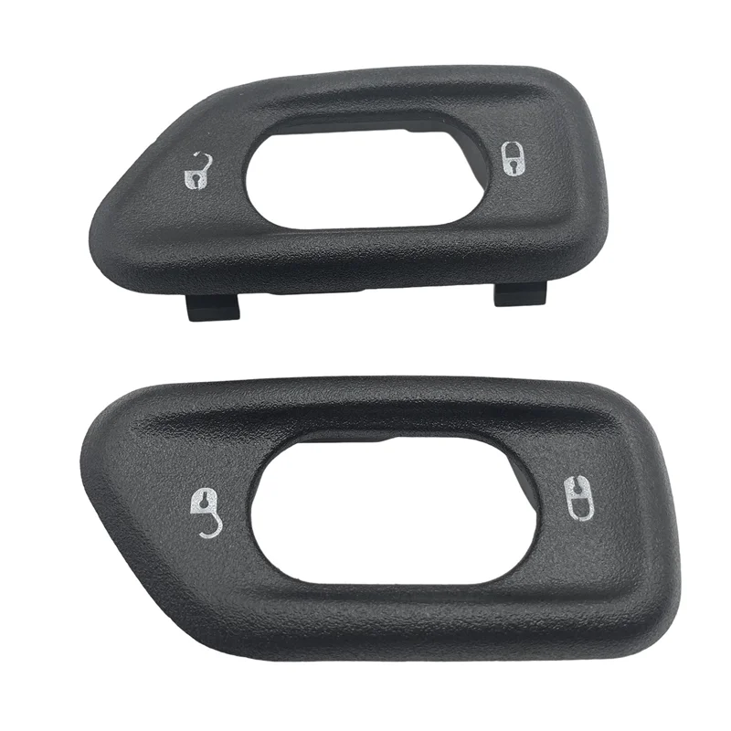 AEF3-1Pair 자동차 도어 잠금 스위치 베젤 68185911 AA 68185910 지프 랭글러 Jk 2011-2018 왼쪽 오른쪽 도어 스위치 프레임 Pa용 AA 부품