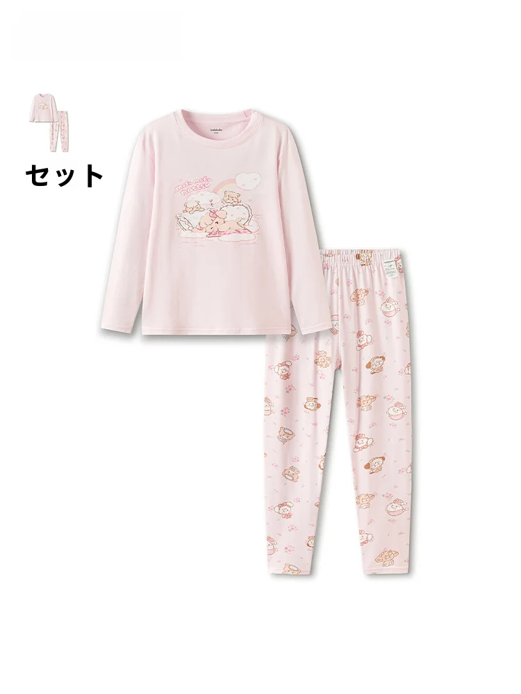 mikkoip-barbara-barbara-girls'-underwear-set-children's-spwear-autumn-clothes-spring-clothes-cotton-blend-fabric-soft