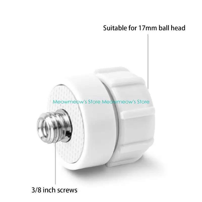 W91A 3/8 برغي إلى 17 مم واجهات ballhead محول مفصل لحاملي سيارات الكاميرا
