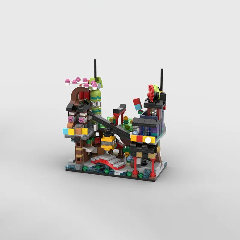 

DIY изготовленные на заказ строительные блоки MOC, игрушка-динозавр, модель животного, украшения, креативная сборка, набор игрушек в качестве праздничного подарка, подходит для всех