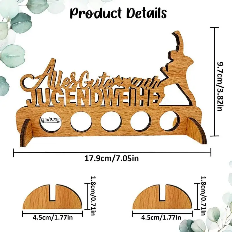 Wooden Money Holder Wooden Money Organizer Display Rack Desk Ornament For Bedroom Living Room Wooden Crafts For Birthdays