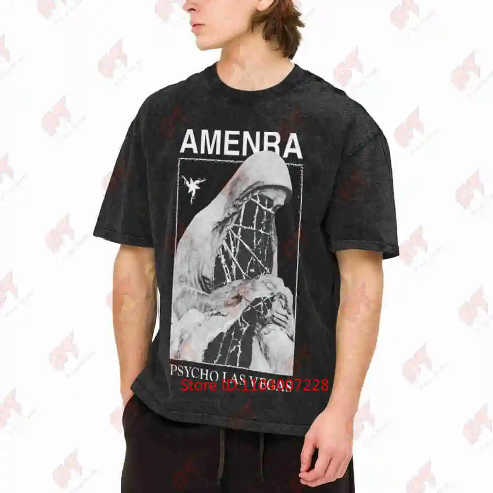Amenra Band Vintage Washed Tee Pure Cotton T-Shirt