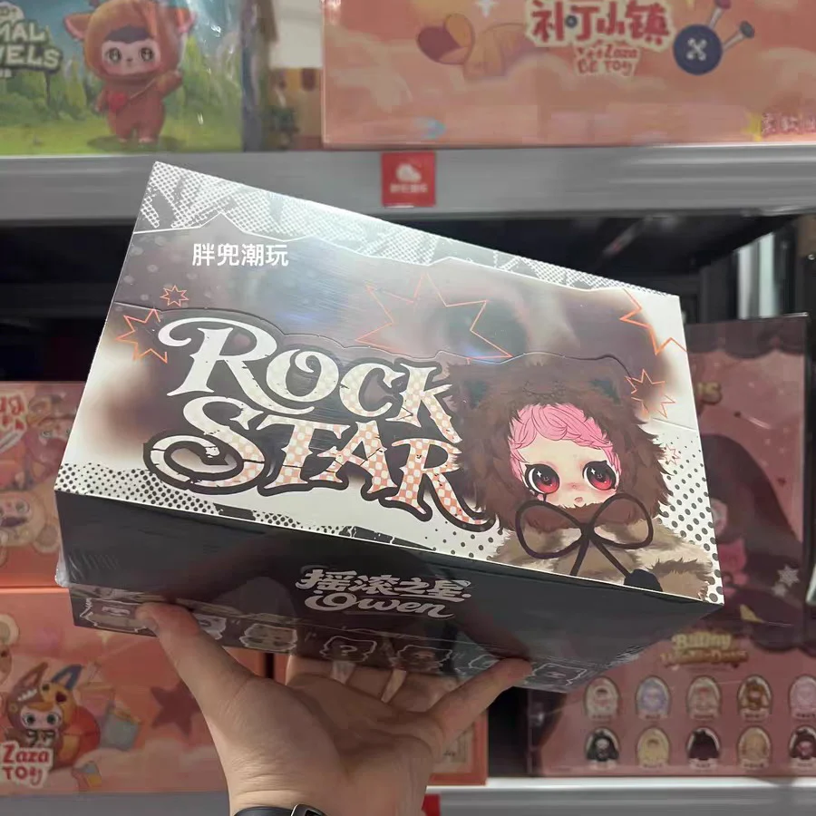 

Zfaz Owen Rock Star Series Blind Box Cute Vinyl Doll Collectible Rock Boy Doll Bag Pendant Desktop Decoration For Collectors