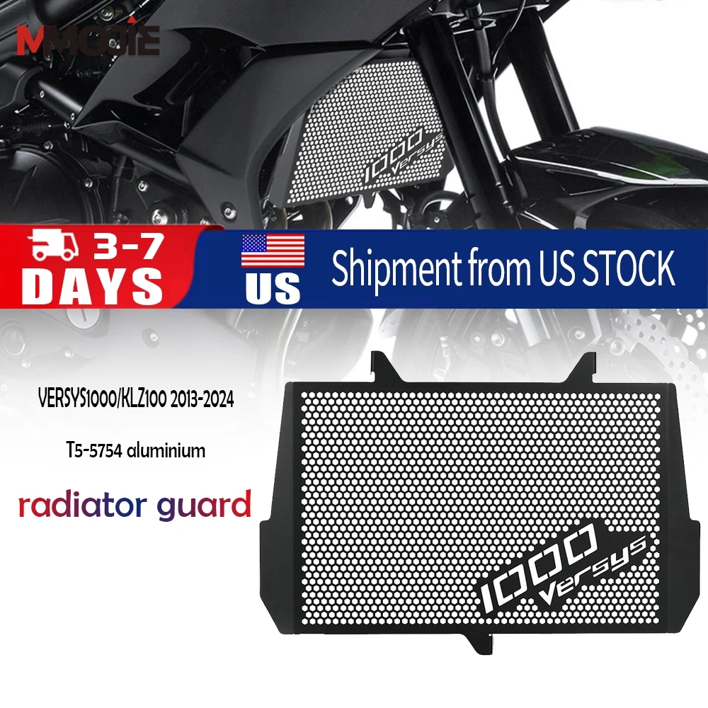 Для KAWASAKI VERSYS 1000 KLZ1000 2012-2023 2022 2021 VERSYS 1000 SE/SE LT + защита радиатора мотоцикла, защитная крышка