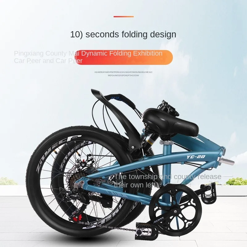 

Bicicleta Plegable Folding Bike Bicicleta R29 Velo Adultes Hommes Mainland China Folding Bicycle Aluminum Aluminum Alloy Unisex