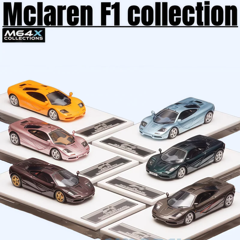 1:64, colección de modelos SCM Stock MY64 de edición limitada, modelo de juego de moda de coche en miniatura estático de resina, exhibición de colección para adultos.