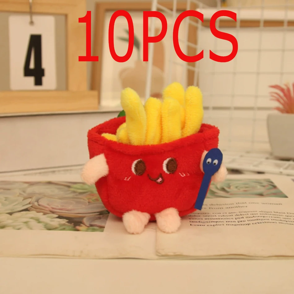 

Гамбургер, плюшевая кукла, брелок для ключей, куриная ножка, картофель фри, мягкие игрушки, брелок для ключей, школьная сумка, аксессуары, подарки, милая сумка, кулон