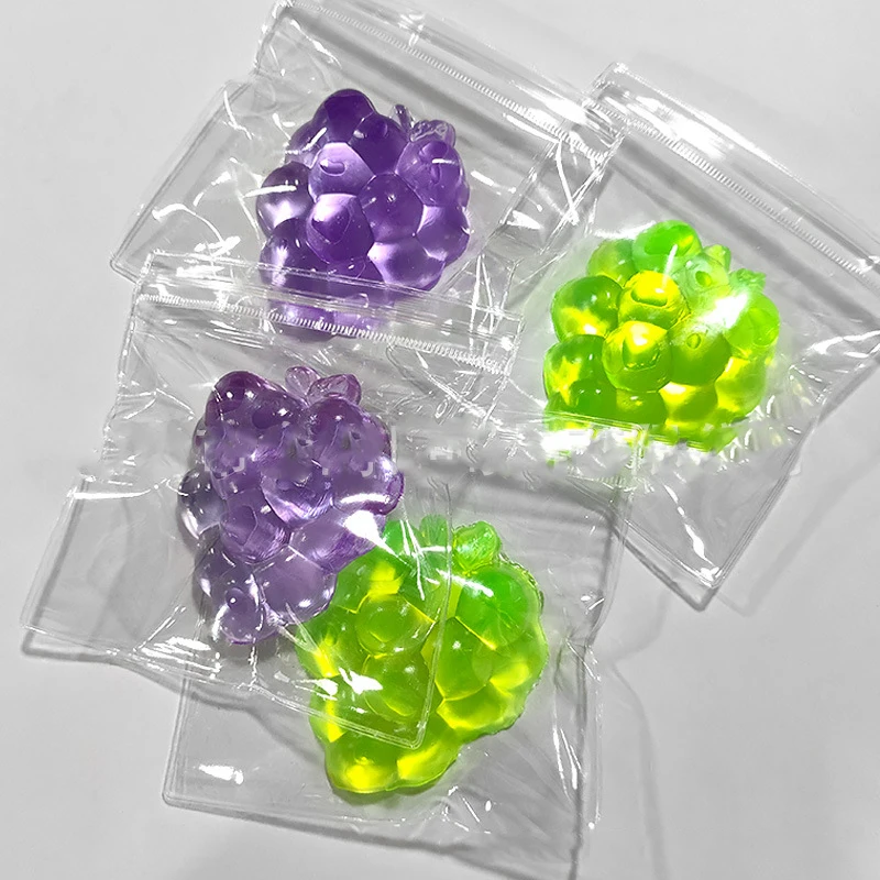 Neue Kristall Trauben Prise Squeeze Spielzeug Simulation Lebensmittel Obst Trauben Dekompression Vent Spielzeug Erwachsene Kinder Stress Relief Sensorischen Spielzeug