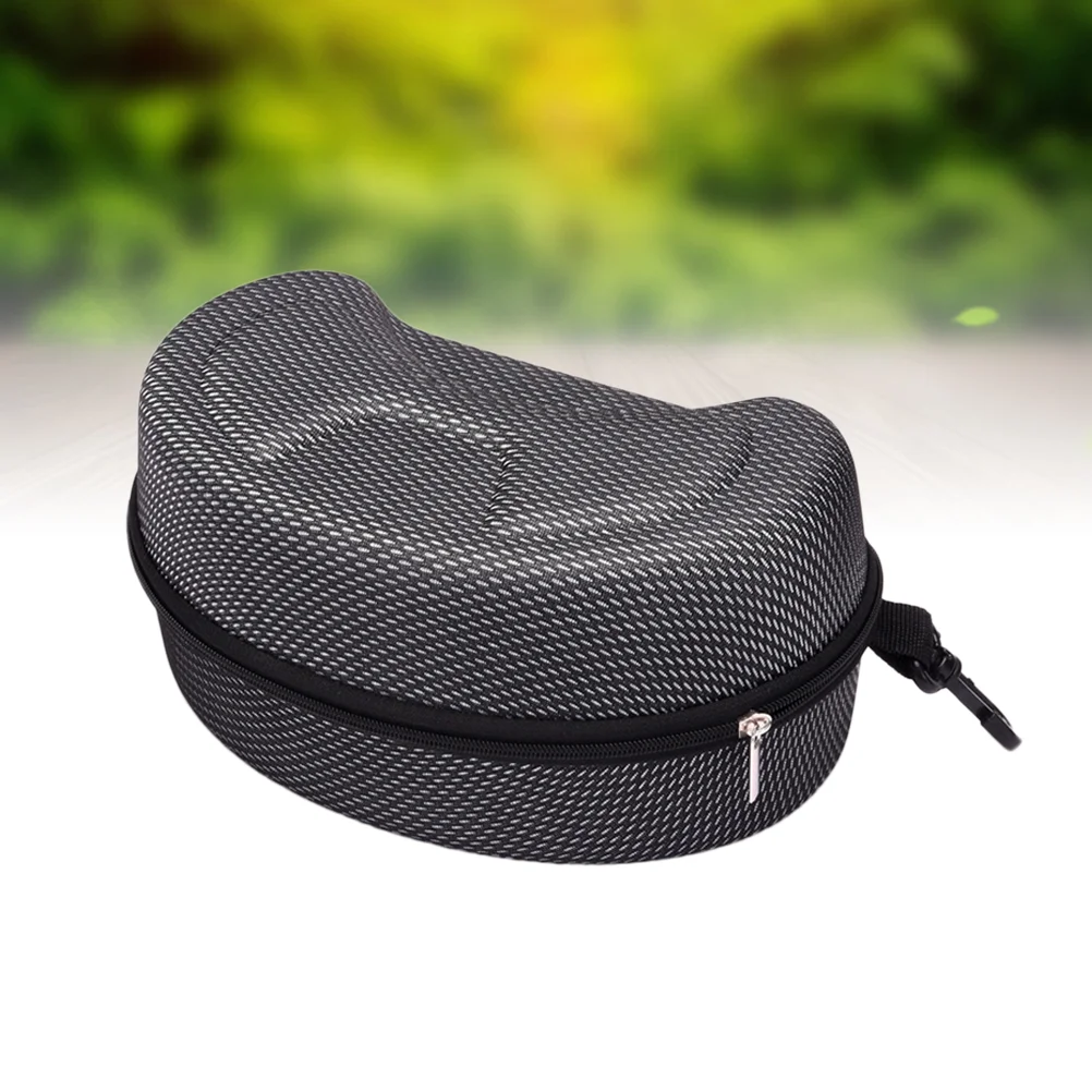 Large Cycling Eyewear Case Ski Goggles Box Shockproof Sunglasses Bag Motorcycle Bike Glasses Case Hard Zipper Box