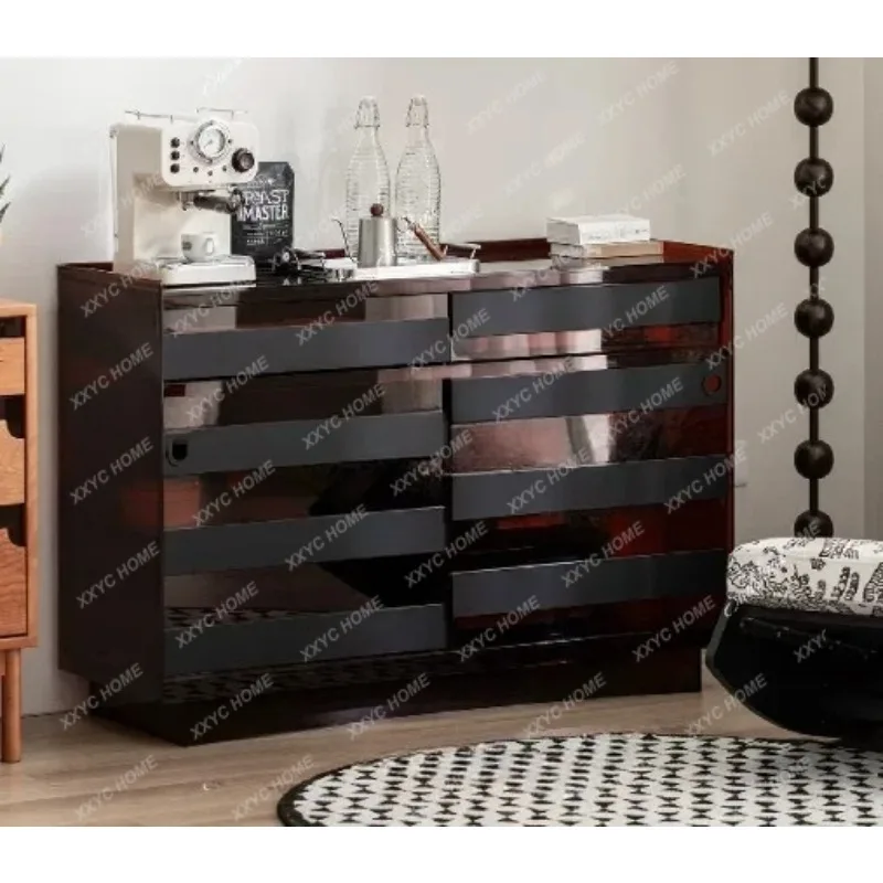 XXAcrylic living room side cabinet Middle antique dining side cabinet