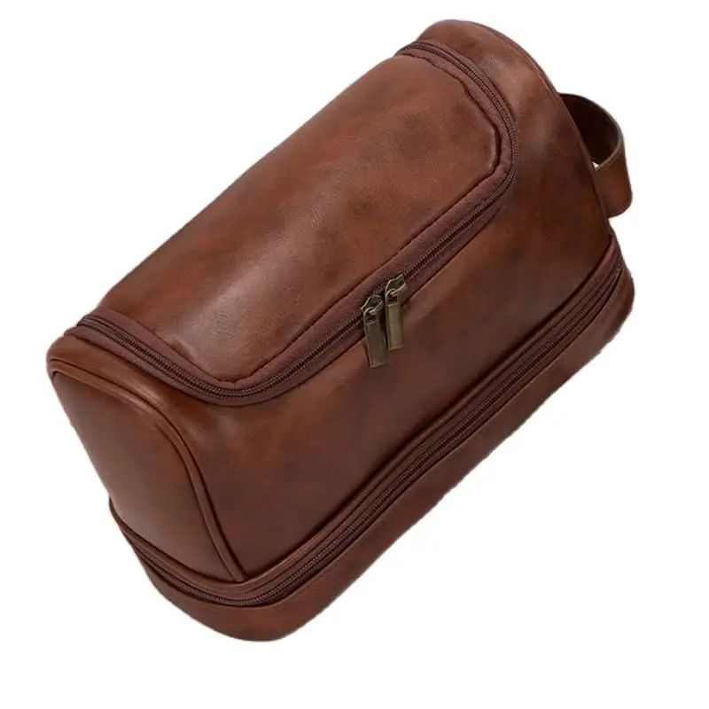 Imagem -04 - Mulheres Viagem Pendurado Cosméticos Maquiagem Banheiro Bolsas de Negócios Masculino Produtos de Higiene Pessoal Barbear Dopp Kit Organizador Separação Seca e Molhada