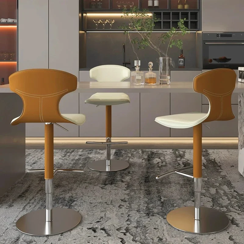 

High Kitchen Stools Stool Counter Bar Chair Breakfast Benches Armchair Tabourets De Chairs Home Sandalye Barstool Furniture