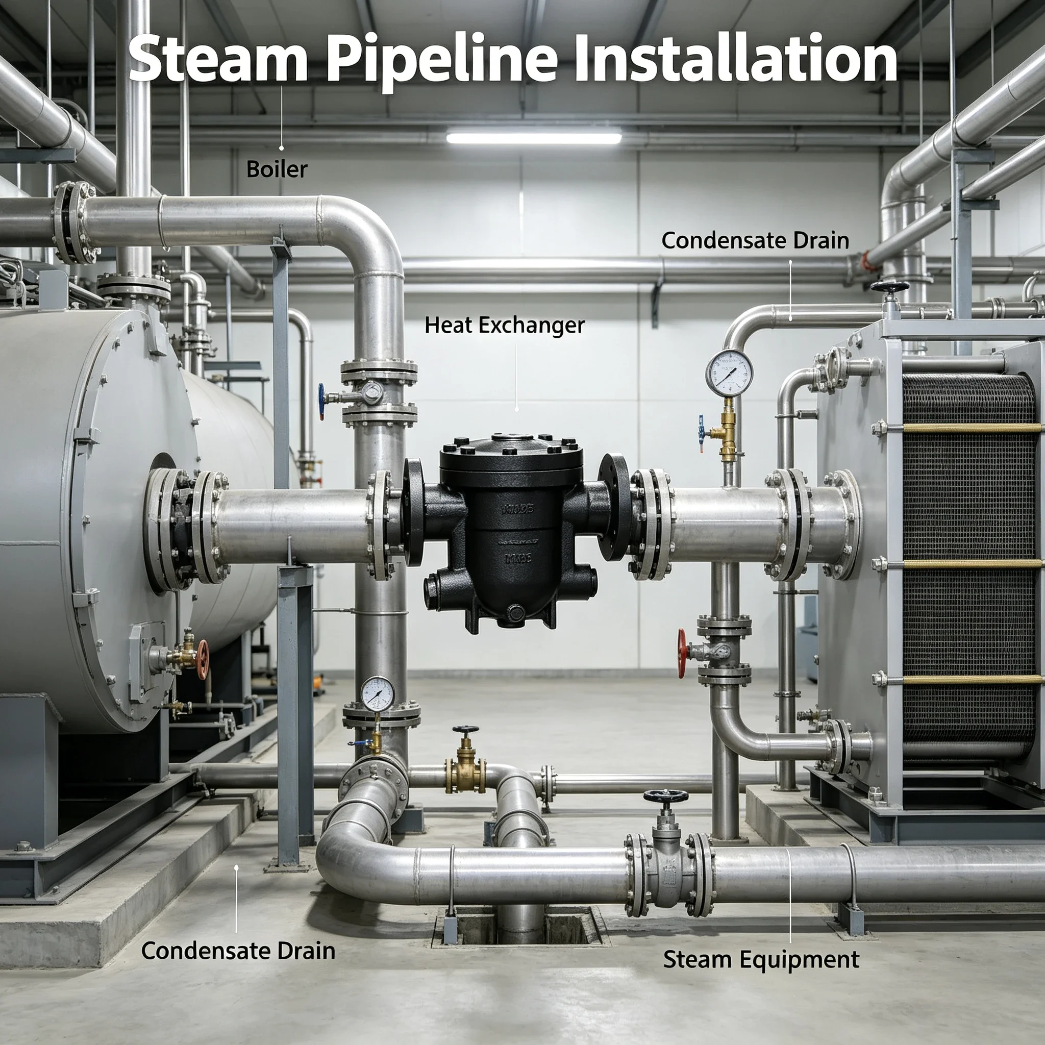 High Temperature Free Float Steam Trap Large Displacement Pipeline Drainage Steam Barrier Valve