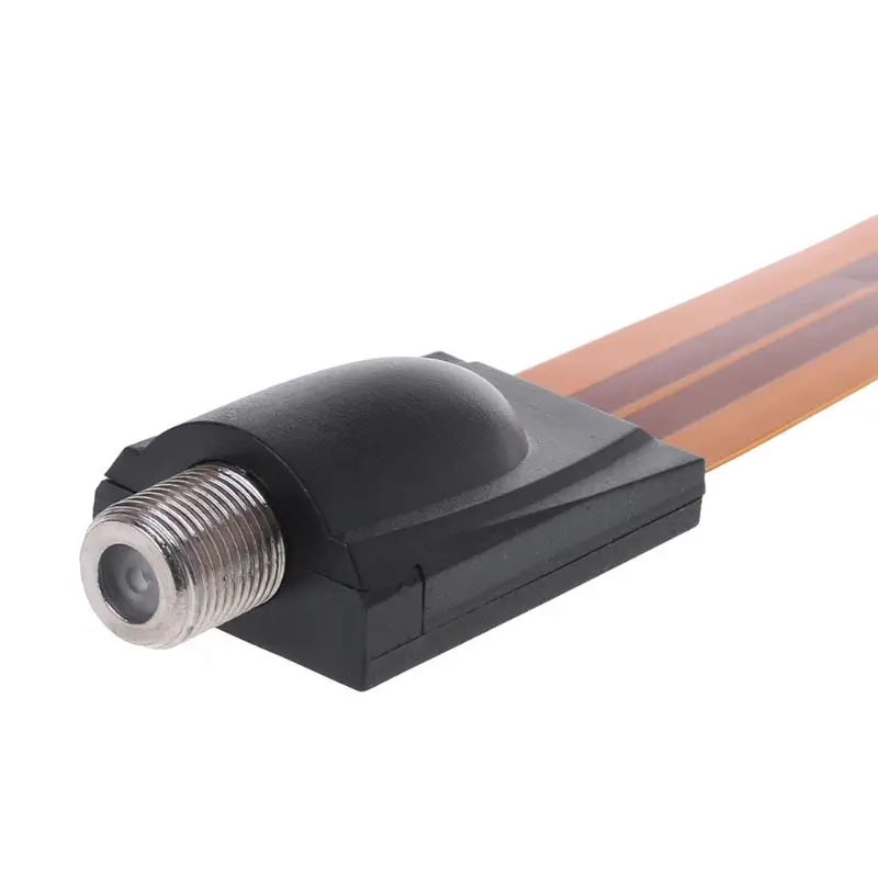 Flat Fcoaxlal Cable Female Commector Pass Home WINDOW DOOR Satelllte Antenna
