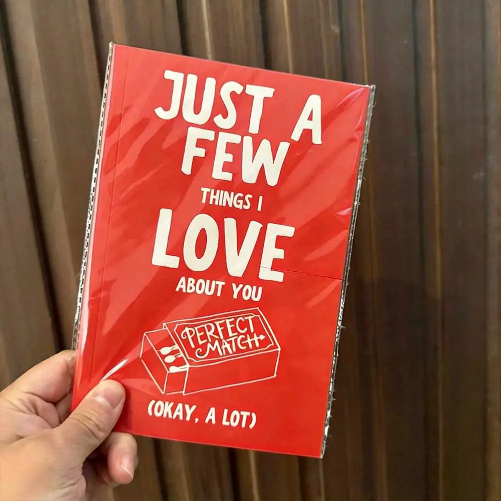 

Personalized "JUST A FEW THINGS I LOVE ABOUT YOU" - 21x14cm Heartfelt Gift for Valentine's, Anniversary & Special Occasions