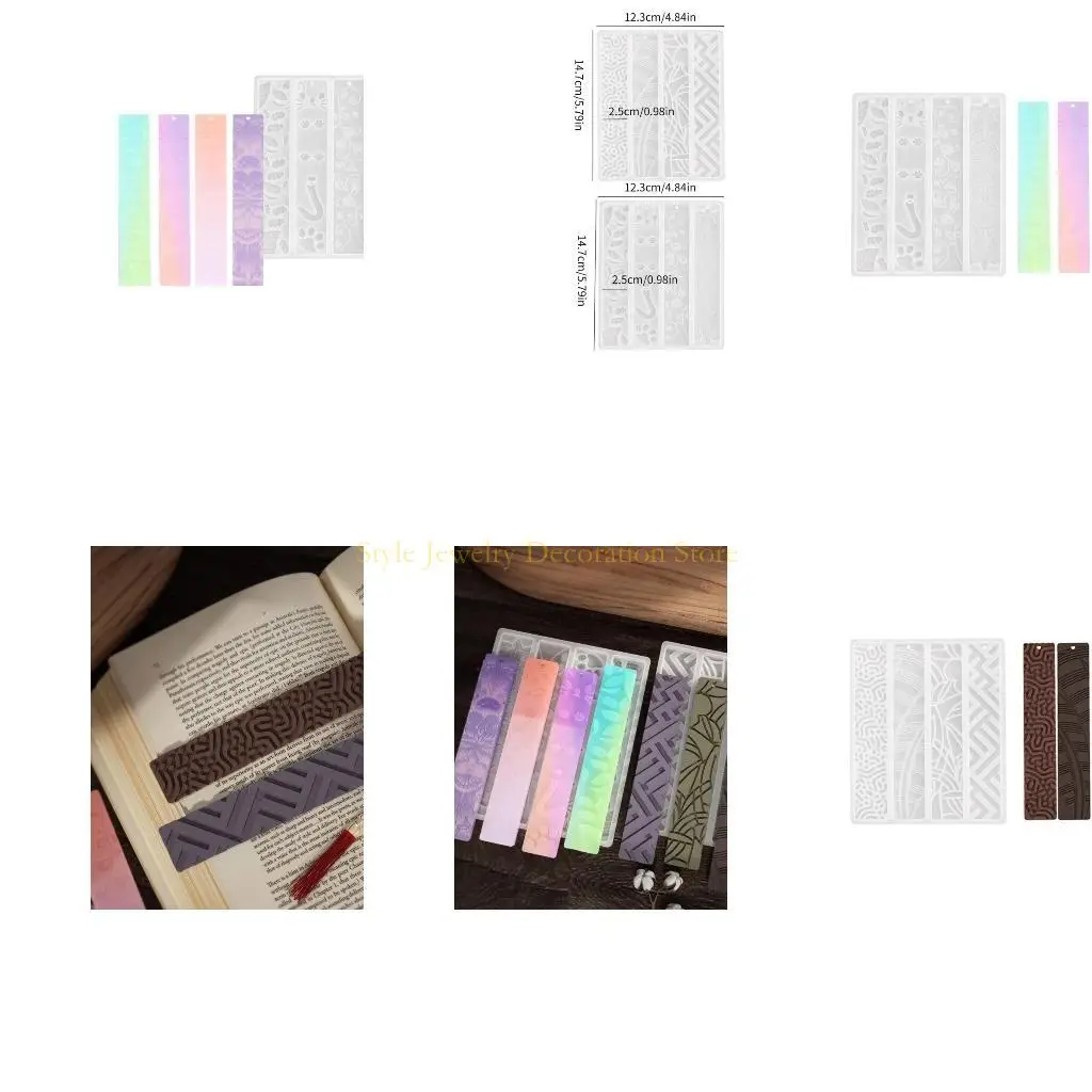 

D46E Irregular Geometric Patterns Mould Flexible Mold for DIY Enthusiasts