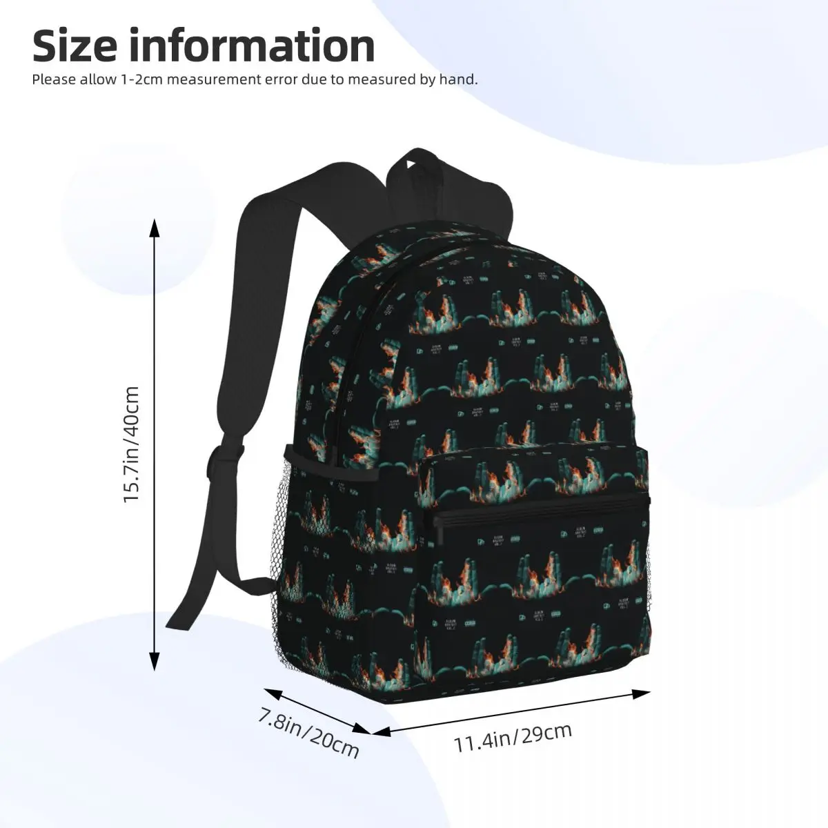 Jul Marseille Custom French Rapper Student Backpack School Bag Hiking Travel Daypack for Men Women Bookbag Shoulder Bags