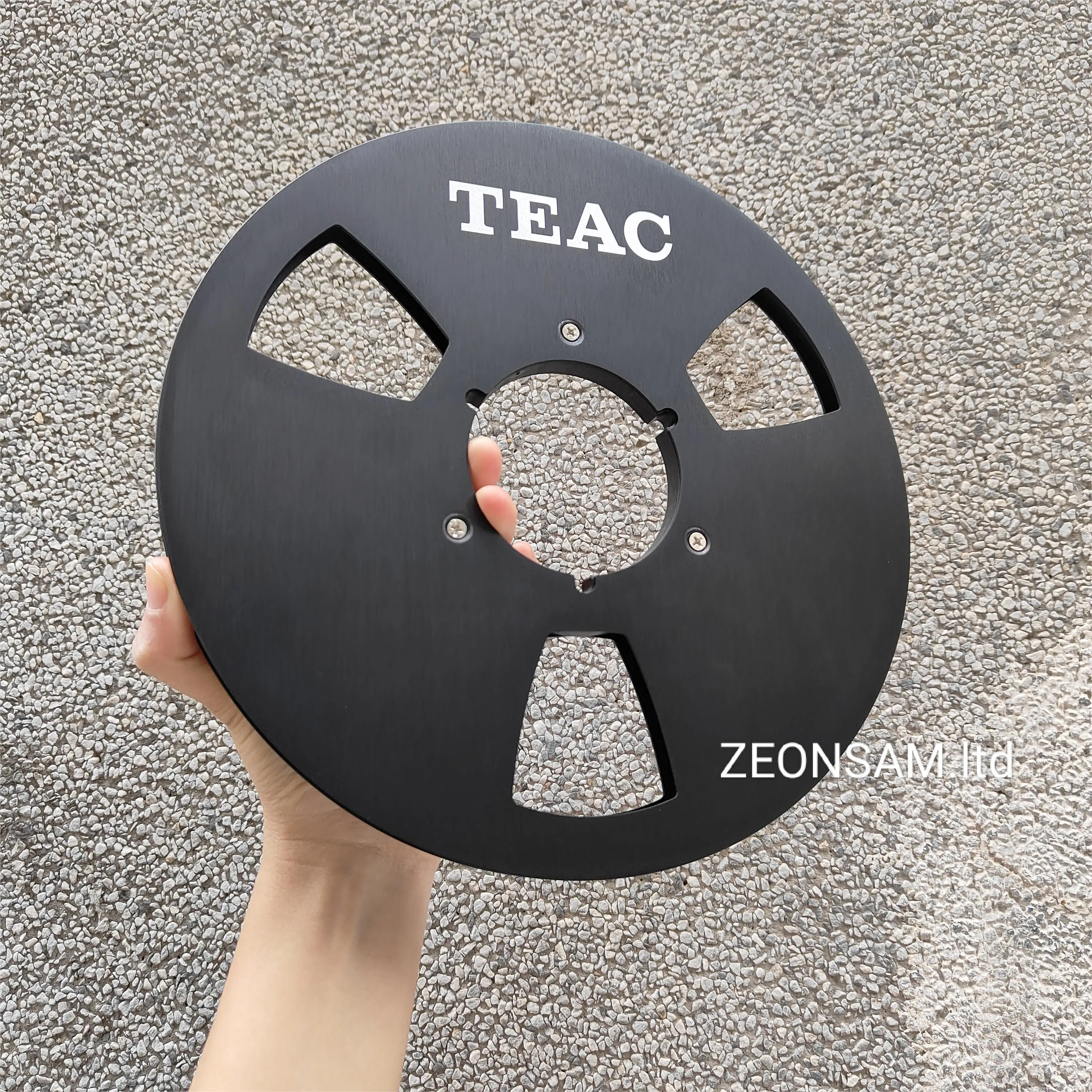 TEAC-carrete de cinta vacío de 10,5 "X 1/4", accesorio de grabadoras de cubo Nab, piezas de máquina de apertura de disco de aluminio vacío