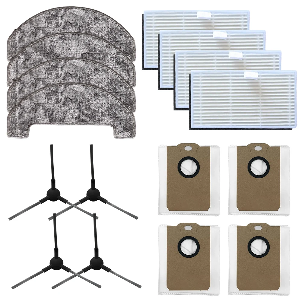 

For MONSGA MS1 MAX Robot Vacuum Side Brush Filter Mop Cloth Dust Bag Household Supplies Cleaning Vacuum Parts In Stock Wholesale