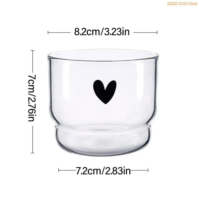 K1AE Convenient Microwaveable Glass Mugs Unique Microwave Safe Glass Mugs With Elegant Smiling Face For A Happy Moods