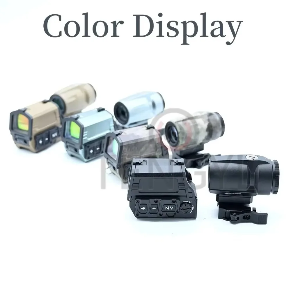 NEW Tactical Combo Scope R-8T Red Dot Holographic Sight + 3X Magnifying Scope with NV Function Motion Sensing Scope