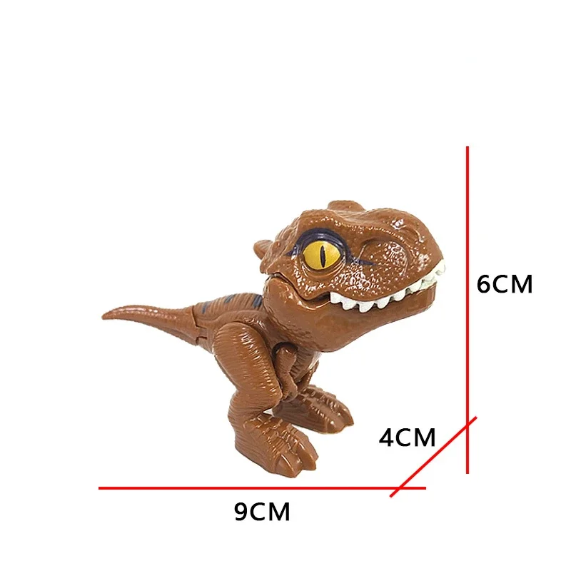 Jurassic Finger Dinosaurier Tyrannosaurus Modell Spielzeug für Kinder Finger Beißen Dinosaurier Bewegliche Gelenke Dinosaurier Spielzeug für Jungen Geschenk – Detail 3